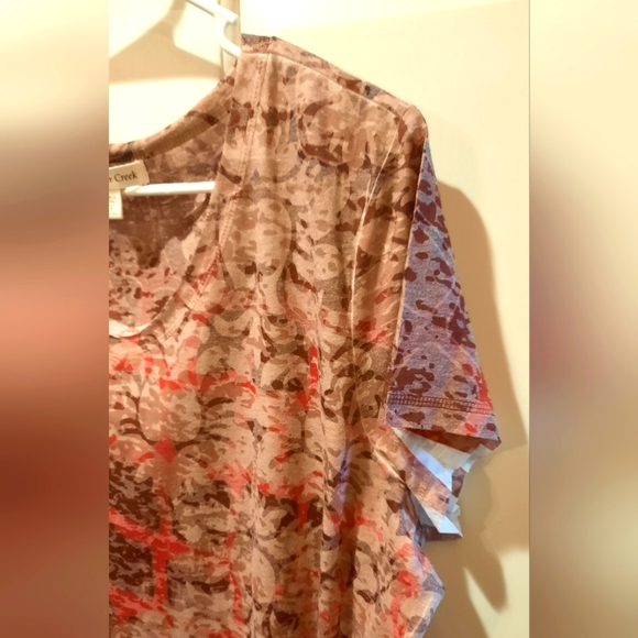 Coldwater Creek Short Sleeve Blouse size 1X - Picture 8 of 11